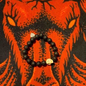 Skull/ Guitar pick bracelet